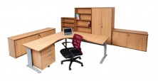 Rapid Span Beech Setting. Workstations And Furniture